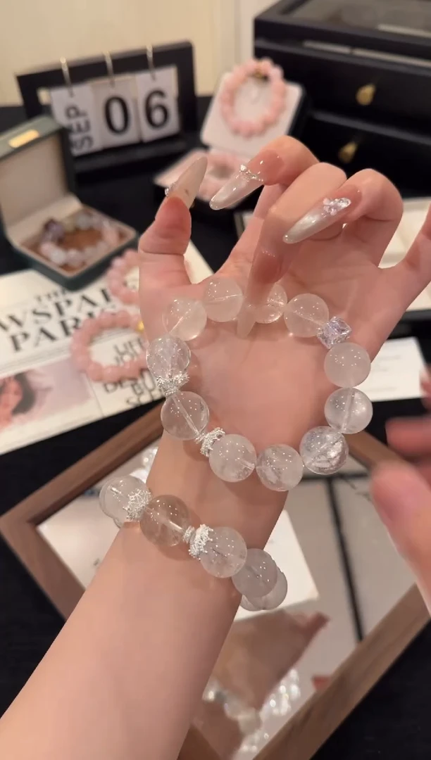 合金手链水晶白阿赛x02