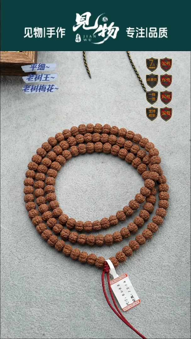 吊坠金刚菩提老树梅花定制级8.6-8.8尺寸