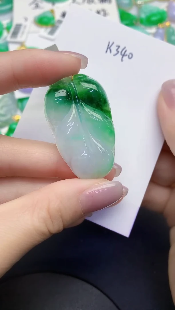 颈饰未镶嵌翡翠缅甸天然翡翠A货