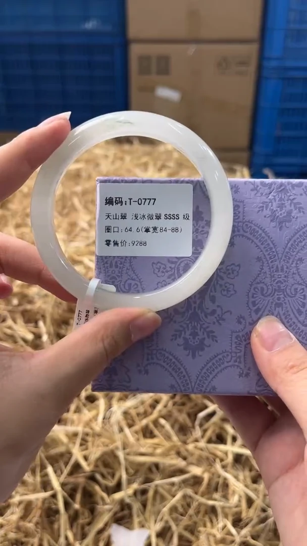 未镶嵌手镯石英质玉T-0777