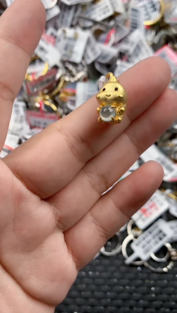 银S925镶嵌戒指翡翠999   1