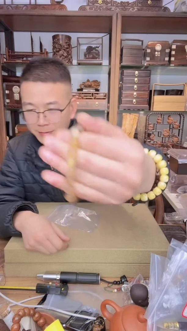 【闪购商品】乌木类书架652可可1.0单圈手串