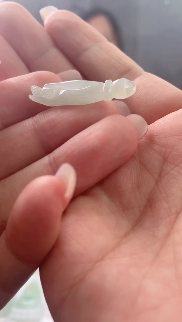 翡翠未镶嵌吊坠(不含链)1