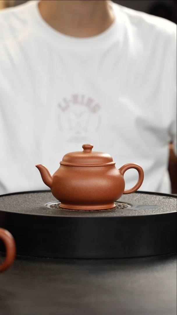 茶壶紫砂宝山精挑红泥宫灯大漏