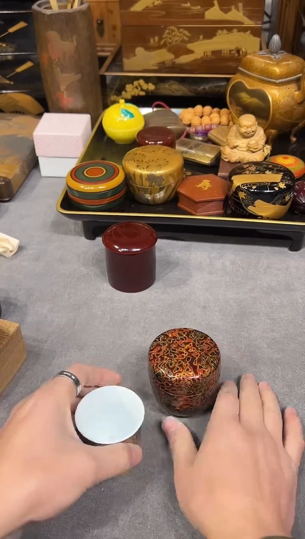 茶枣大漆漆器大漆漆器