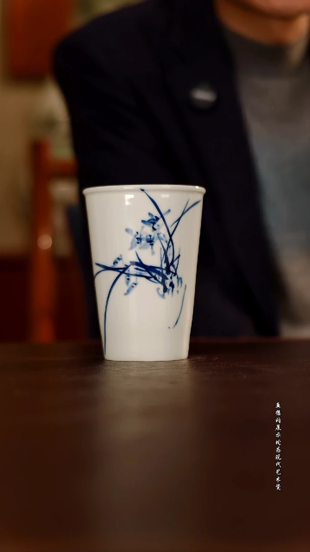 摆件景德镇陶东方现代艺术高端茶器花瓶摆件