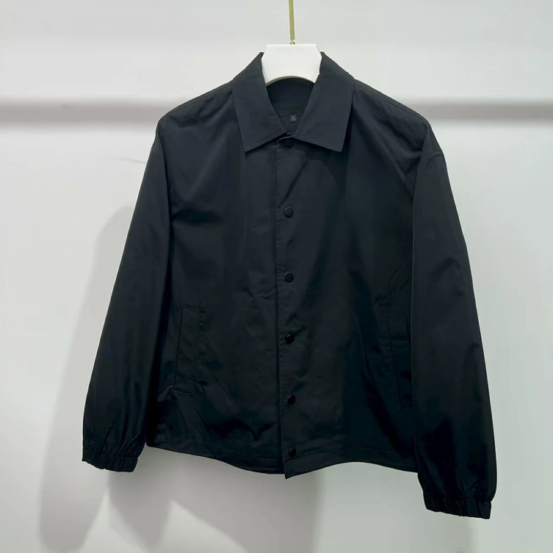 L-16秋季新款男士两色后背小熊字母翻领夹克外套 00401 00427