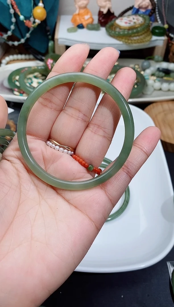 未镶嵌手镯和田玉天***龙180一个A175