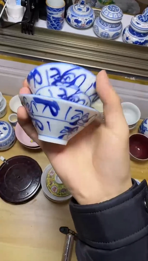 景德镇手绘陶瓷，全部清仓【2个】