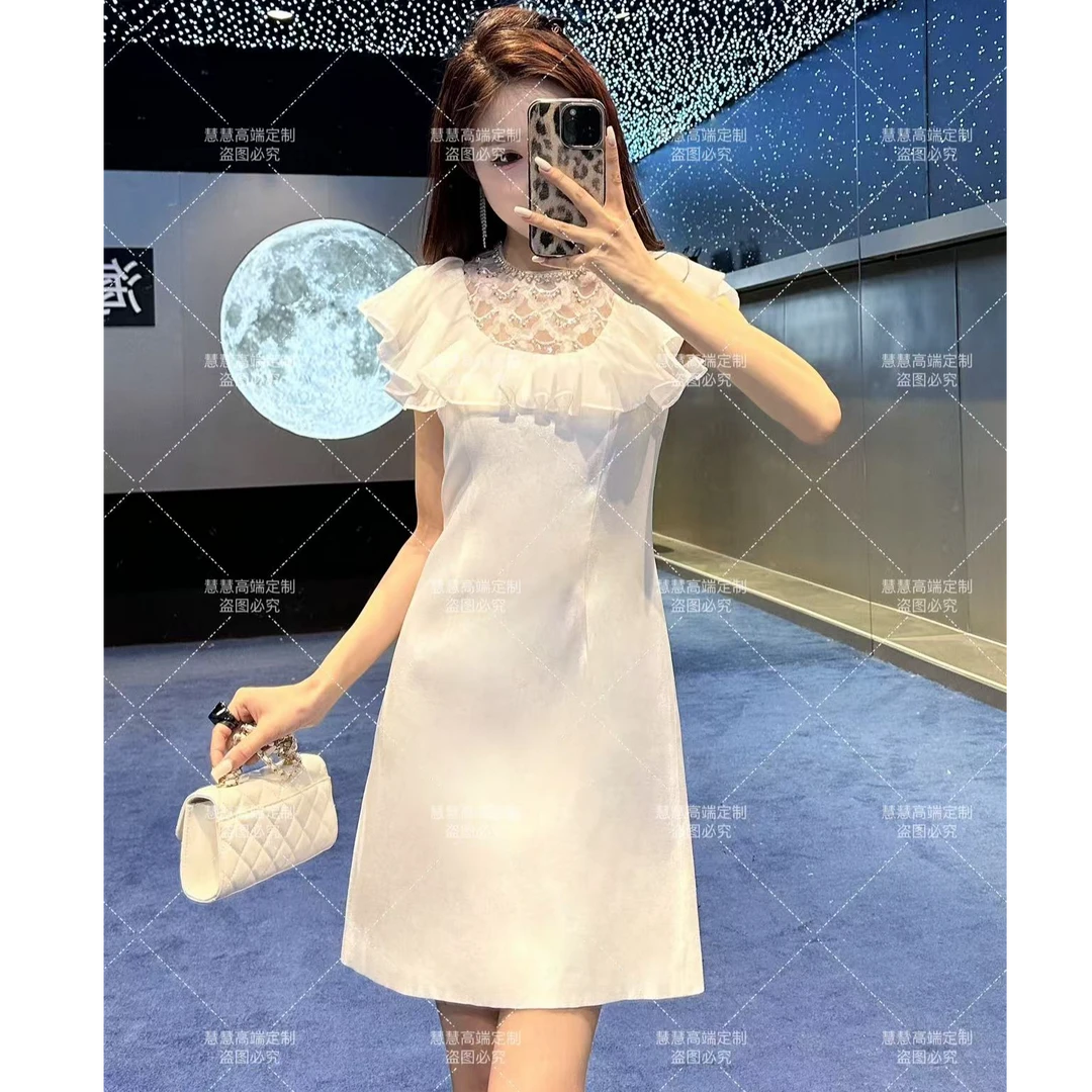【慧慧】2025夏季性感名媛设计感女装连衣裙 30902