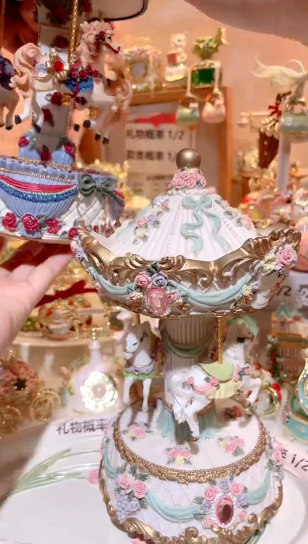 树脂梦幻木马音乐铃