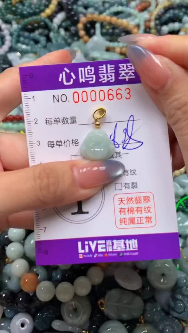 颈饰未镶嵌翡翠闪购00663