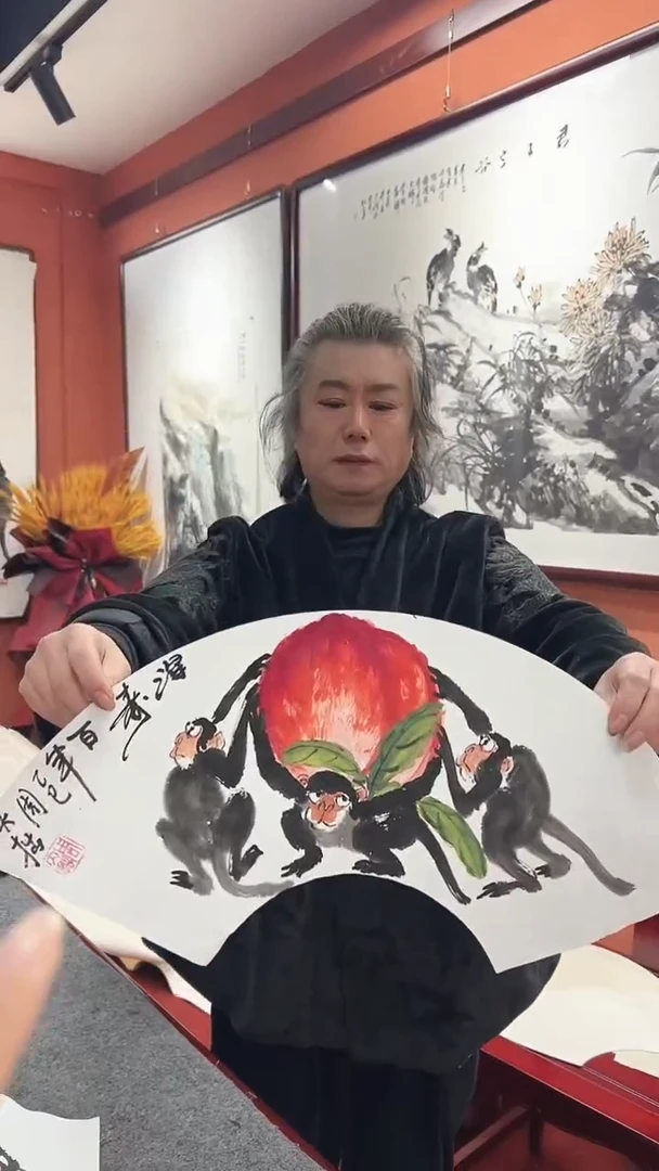 国画周大拙/国画/花鸟