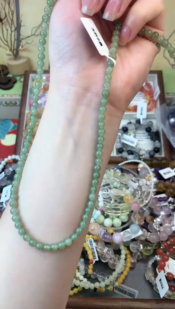 项链和田玉银S925镶嵌237