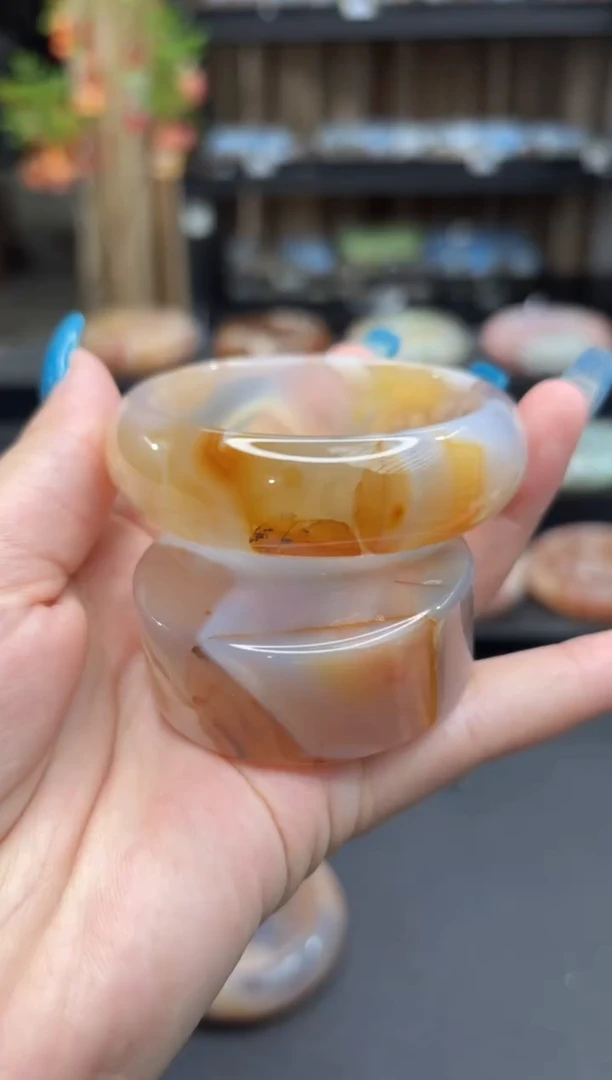 未镶嵌手镯石英质玉62(53圈赠送镯心)