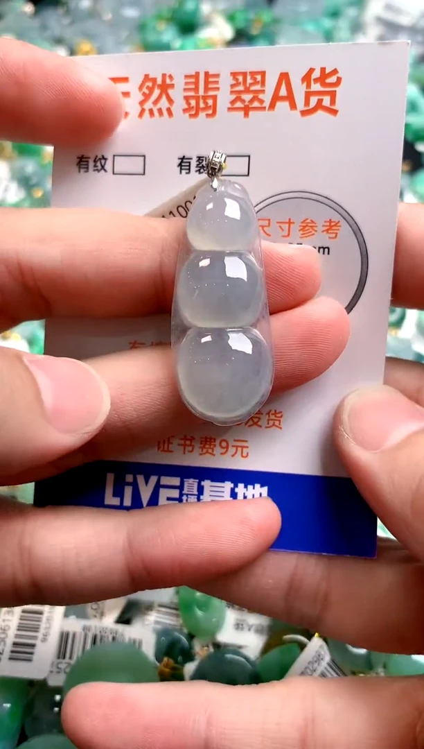 颈饰18K金镶嵌翡翠0667730127