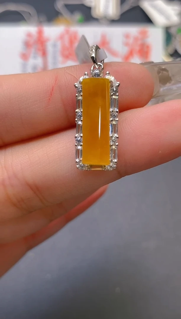 【闪购商品】翡翠耳饰银S925镶嵌天然A货翡翠1