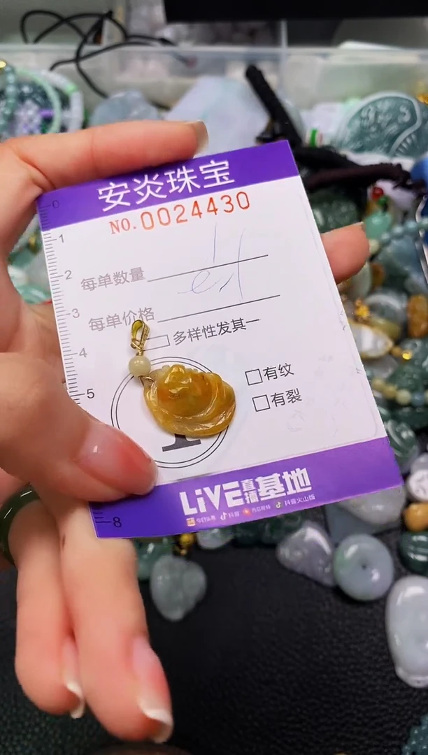 颈饰未镶嵌翡翠闪购0024430