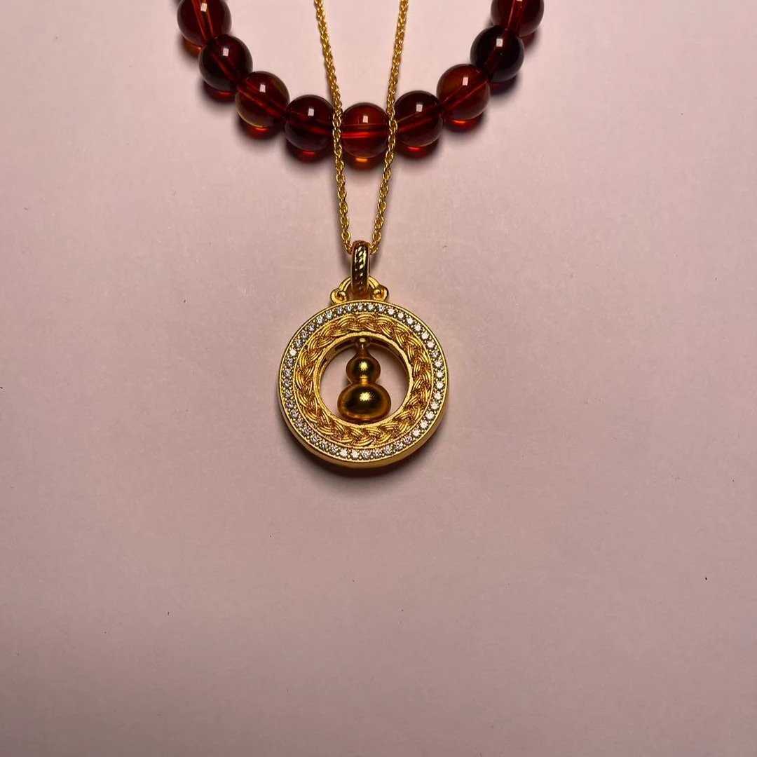 精美素款甜美古风经典吊坠A12107