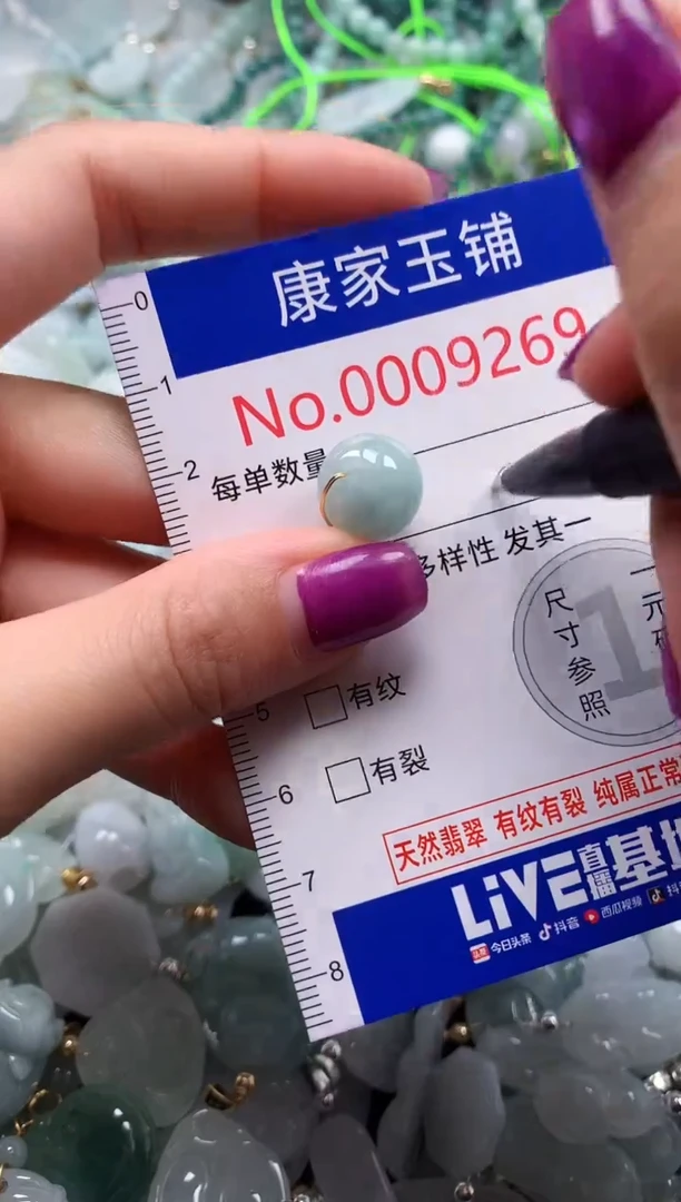 颈饰未镶嵌翡翠9269