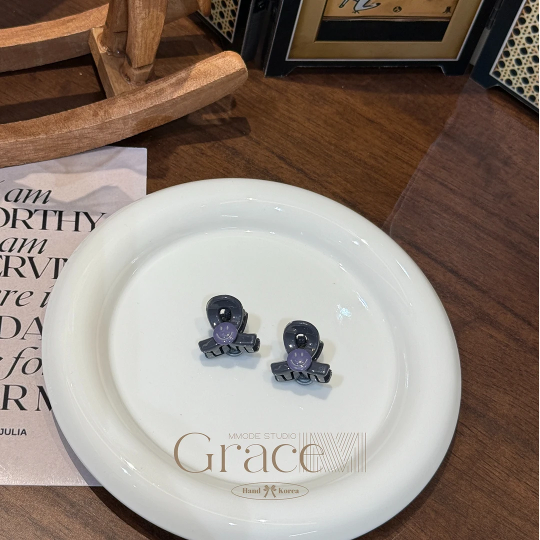 「mini笑笑」韩国25刘海夹侧边夹顶夹主头发夹