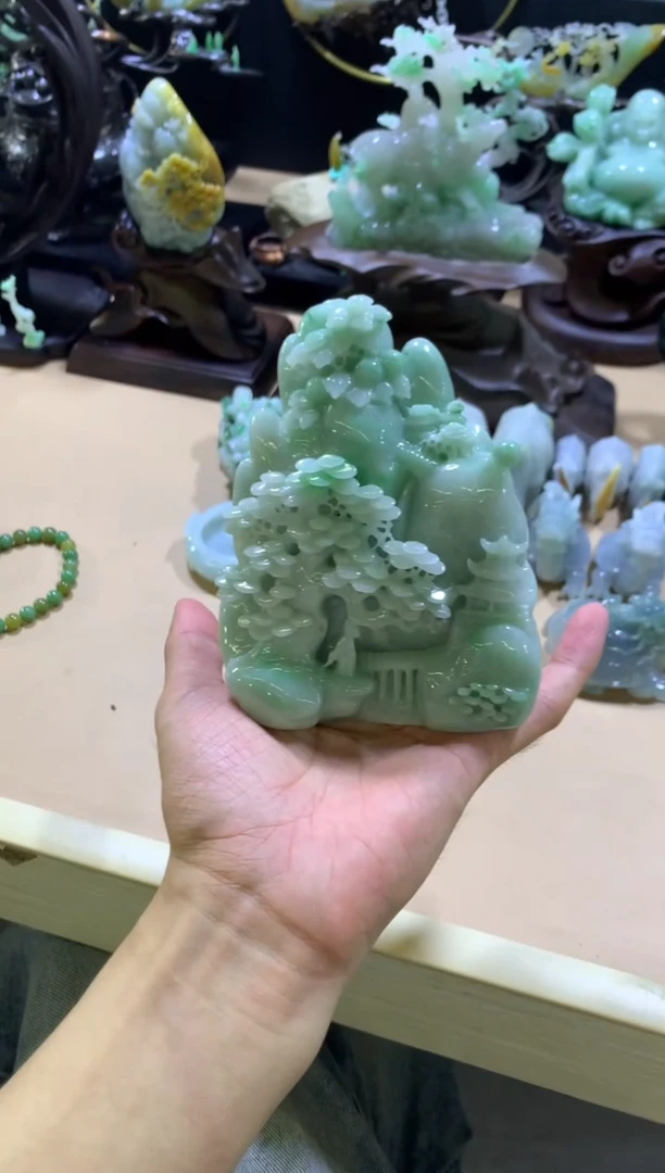 未镶嵌摆件翡翠用****3翡翠摆件