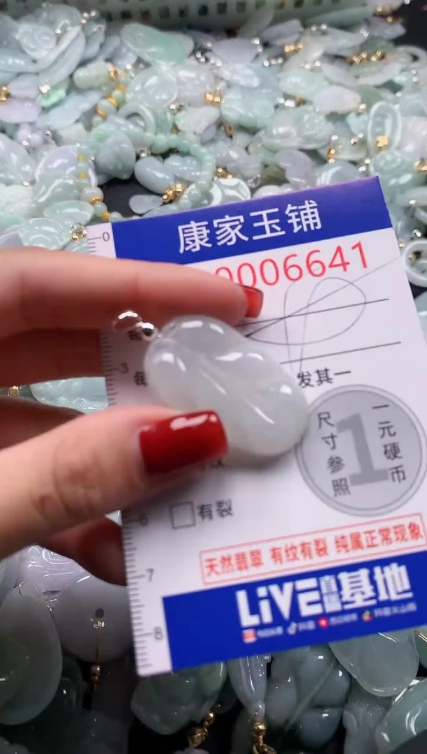 翡翠未镶嵌吊坠(不含链)多样性发其一6641