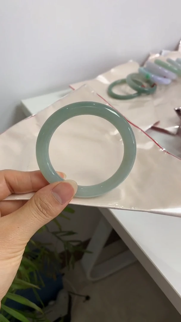 未镶嵌手镯翡翠54.5圆条