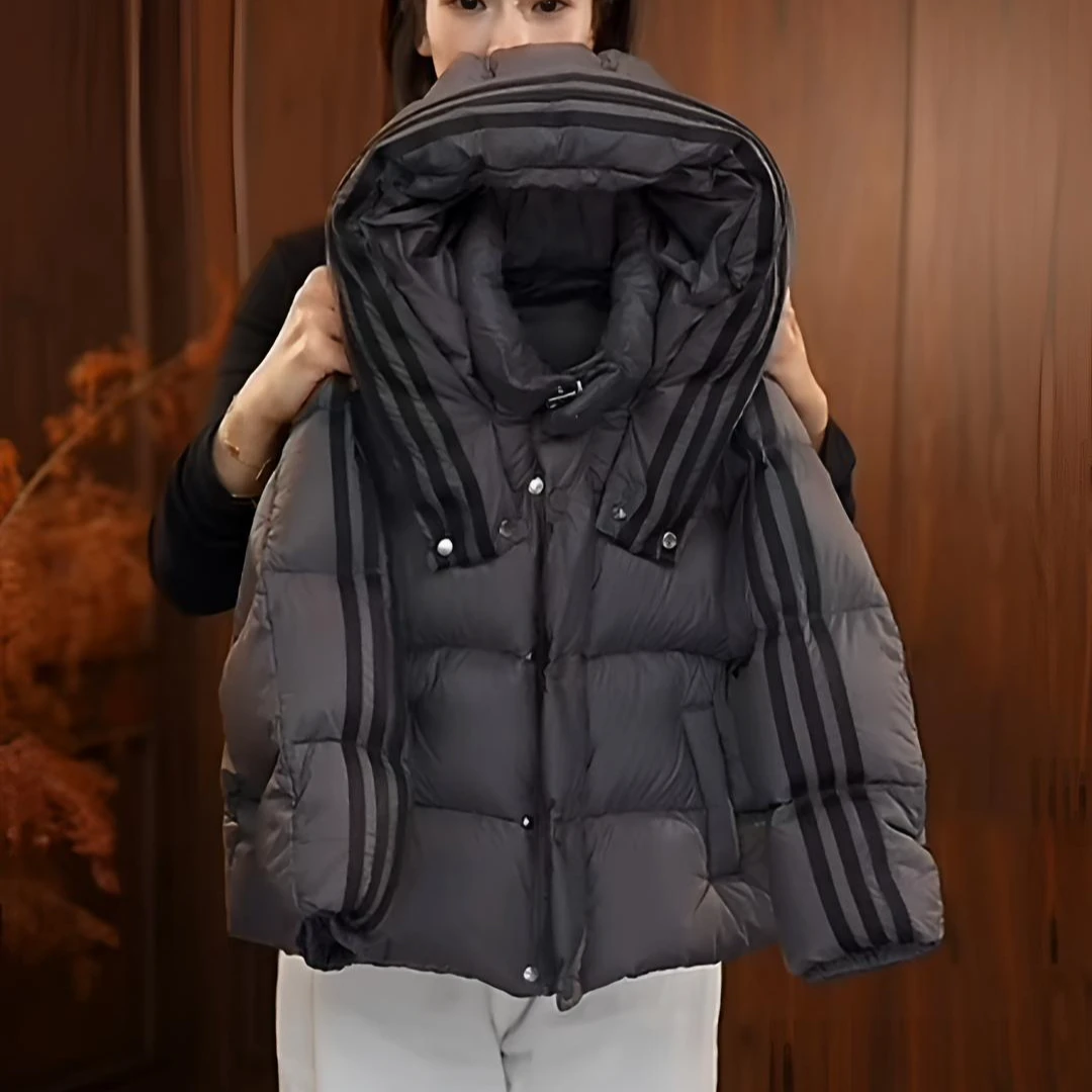 【现货】【QQ】2025冬季常规款时尚韩系常规款儿童白鸭绒羽绒服