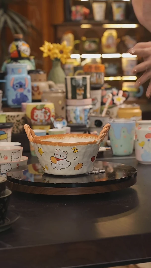 景德镇釉下彩绘设计师款式陶瓷