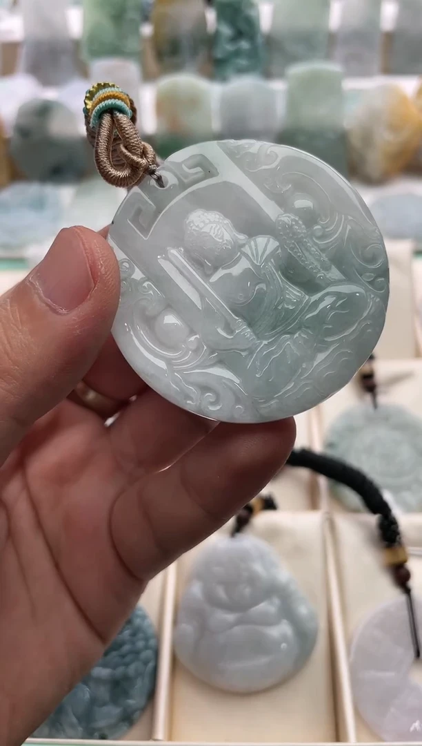 【闪购商品】翡翠颈饰未镶嵌..../2/18/ 181