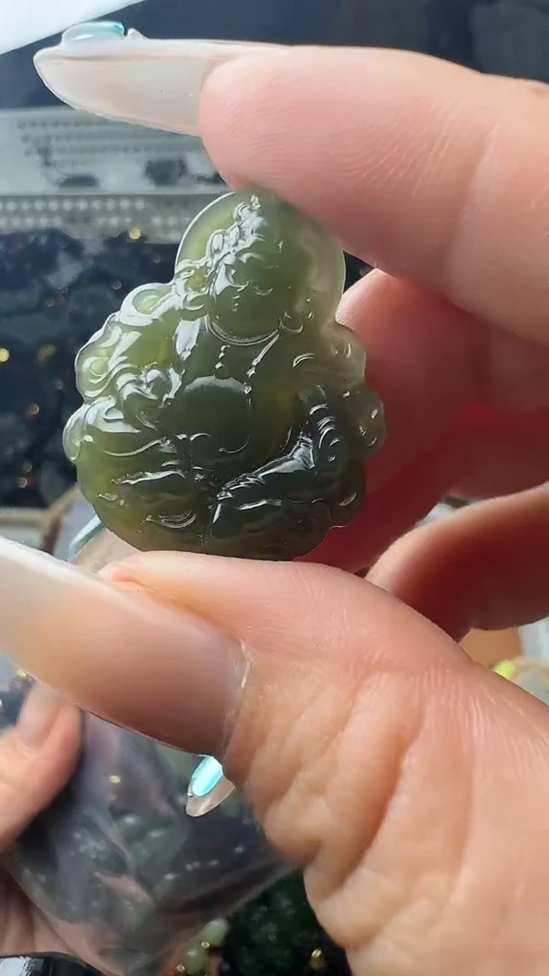 和田玉未镶嵌颈饰54