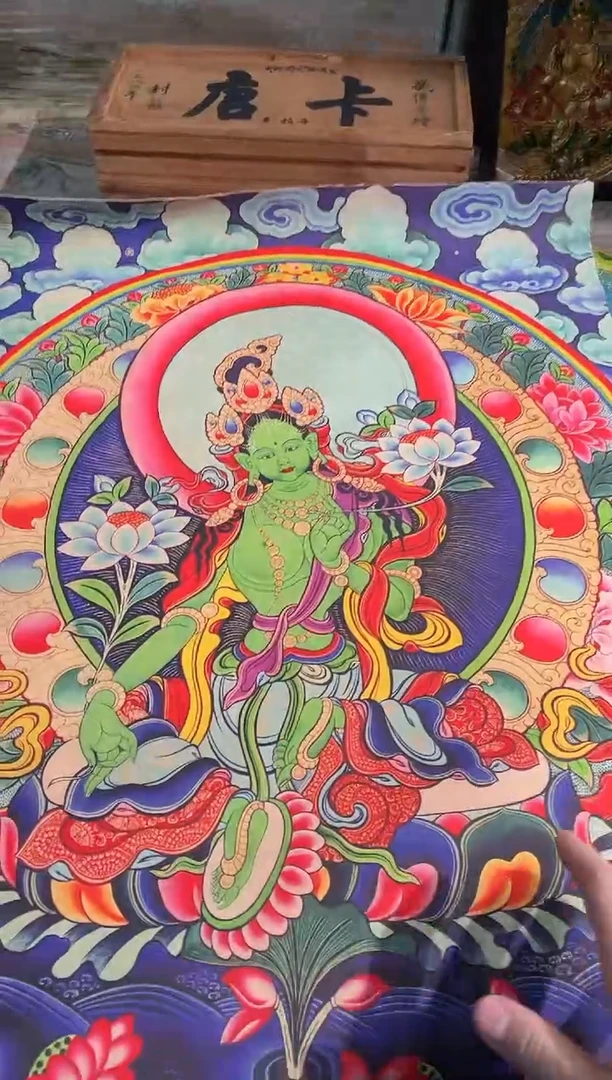 卷轴画路路的唐卡tk160