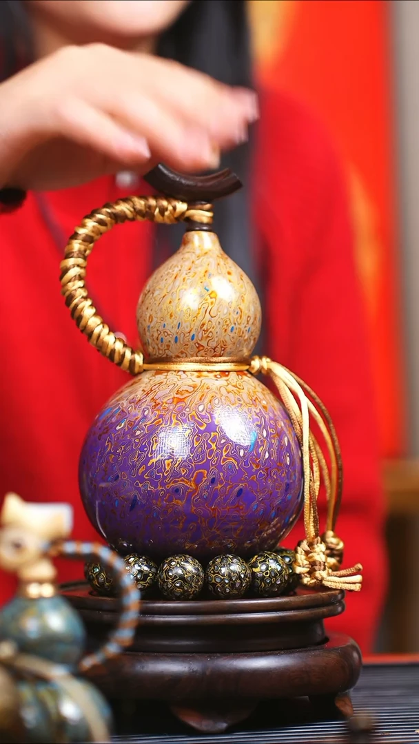 【闪购商品】JS063过年礼臻选大漆酒葫芦