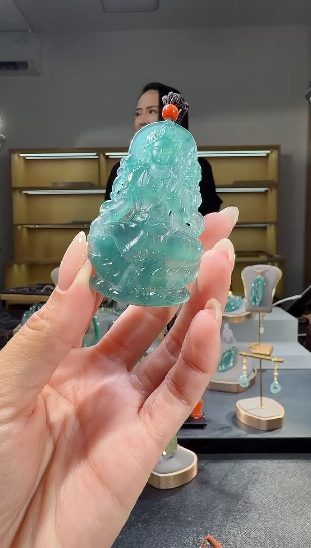 吊坠(不含链)未镶嵌翡翠度母