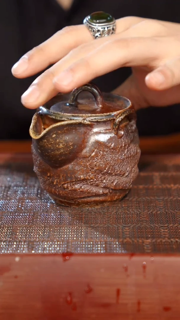 陶瓷奢瓷/瑞寅柴烧茶器（宝瓶）0551
