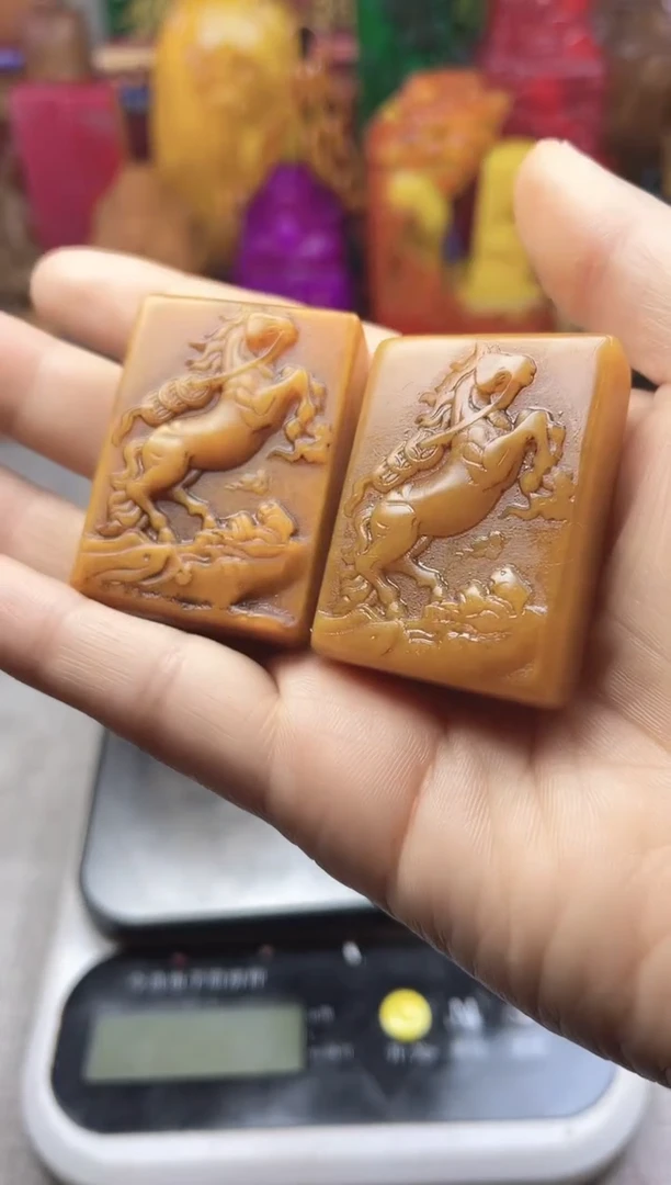 寿山石印石纯天然篆刻石料（一单一件随机发）