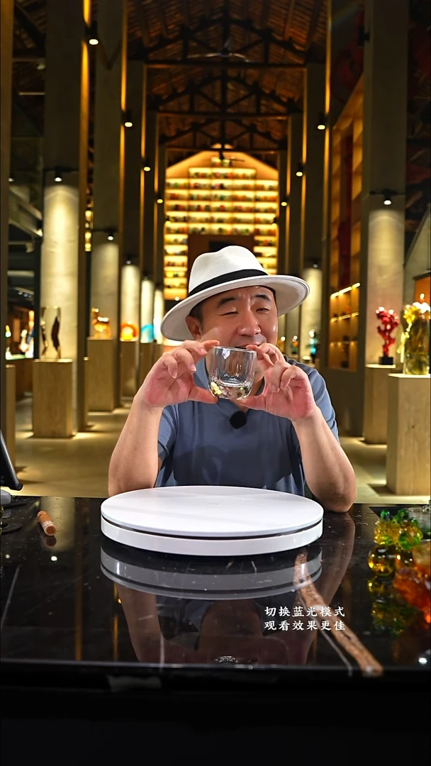 摆件琉璃07001026-2净料水晶威士忌杯