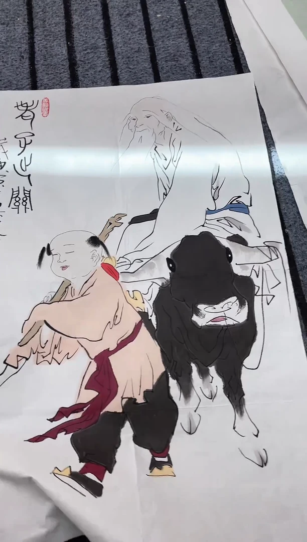 精品国画人物作品