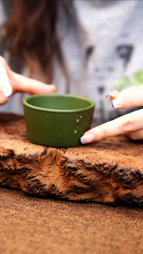 茶杯紫砂原矿紫砂杯