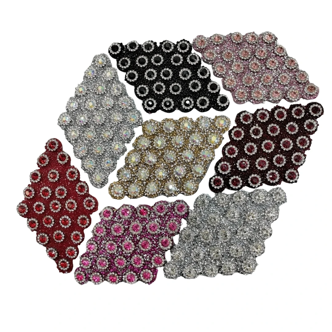 七彩塑料彩珠吊珠金银排珠花边捆边手工DIY装饰配件