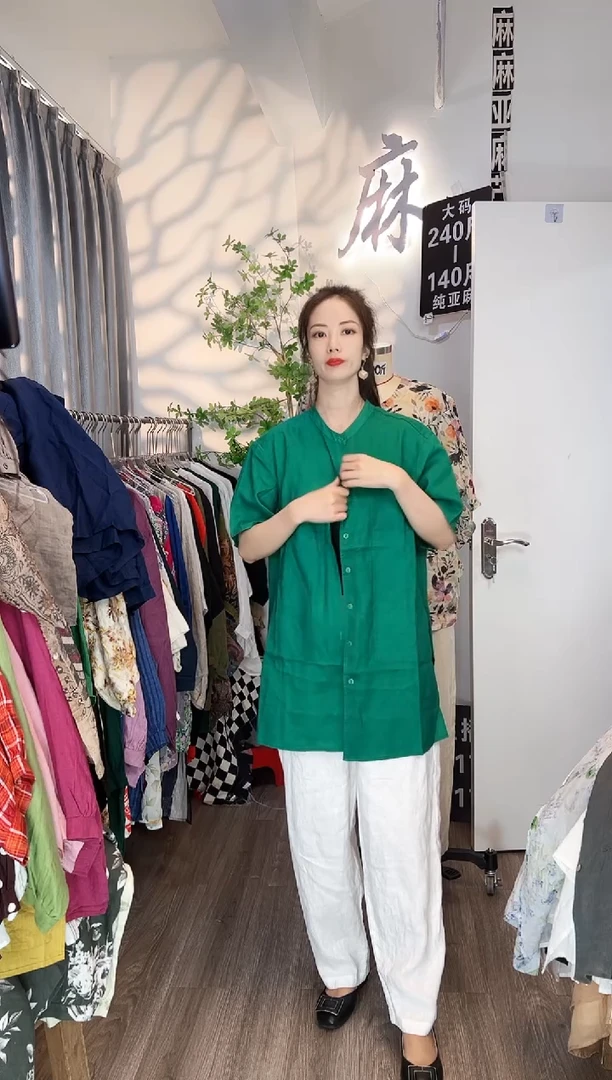 亚麻大码女装系列。