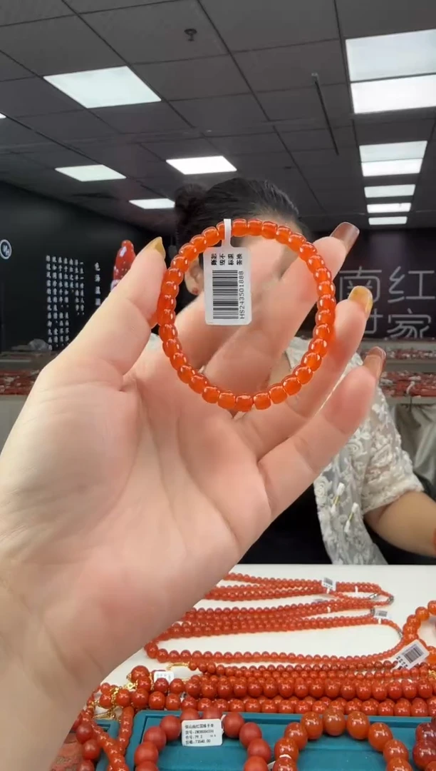 未镶嵌珠串南红玛瑙6mm/多样发其一/HS243501888