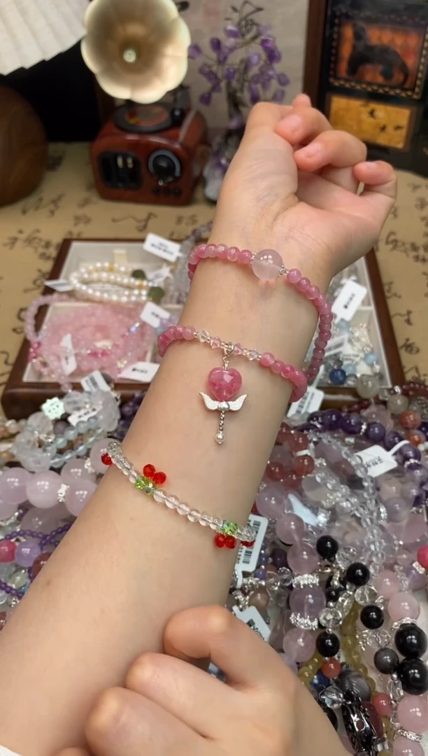 手链蔷薇辉石银S925镶嵌140