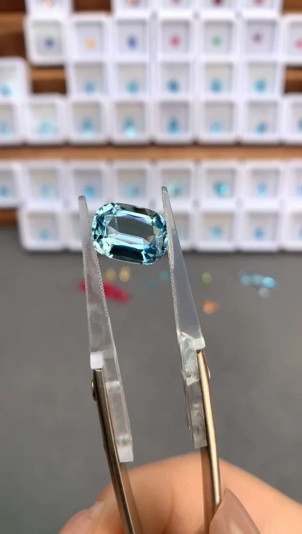 未镶嵌裸石定制碧玺3.51ct 圣玛 03060
