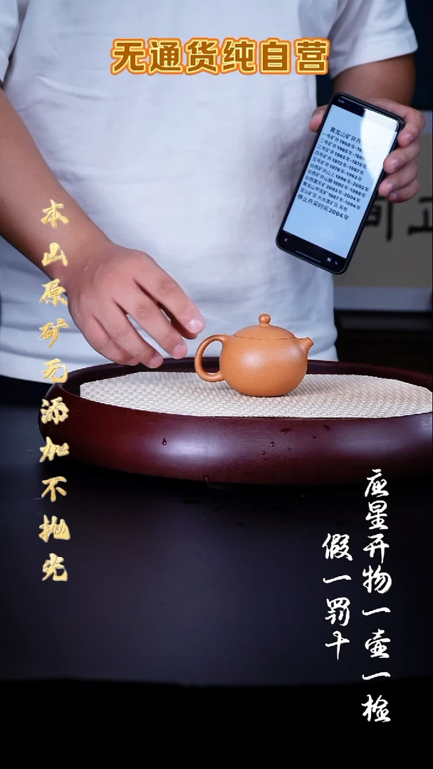 茶壶紫砂宝山老宕口黄金段西施