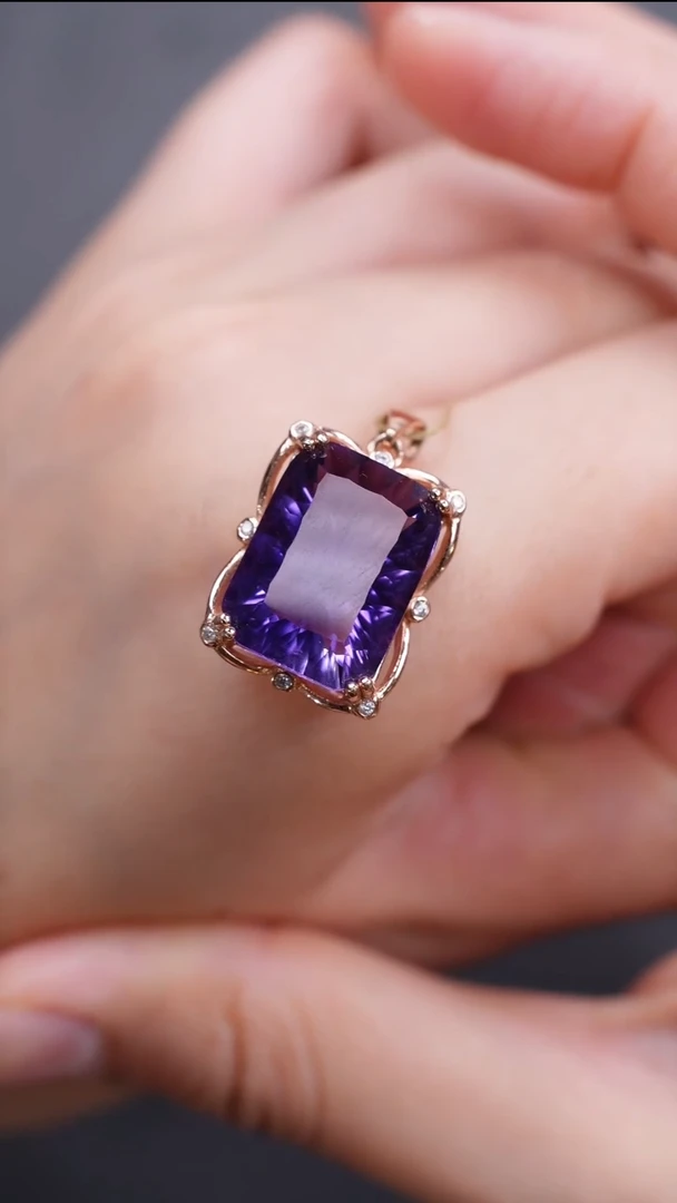 银S925镶嵌颈饰水晶颈饰