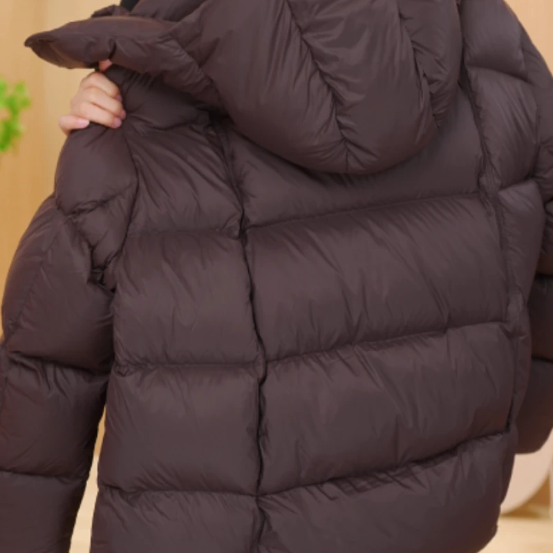 【进口品质】扶摇2025新款保暖气质鹅绒羽绒服外套d550沐沐