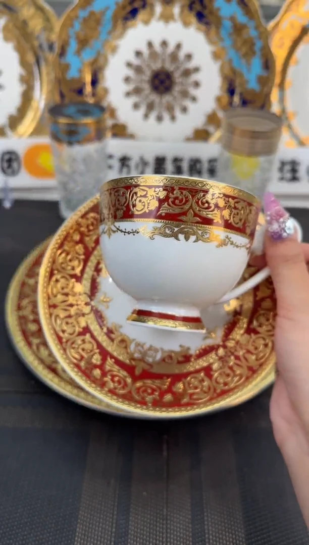 瓷片200毫升杯碟 福利款