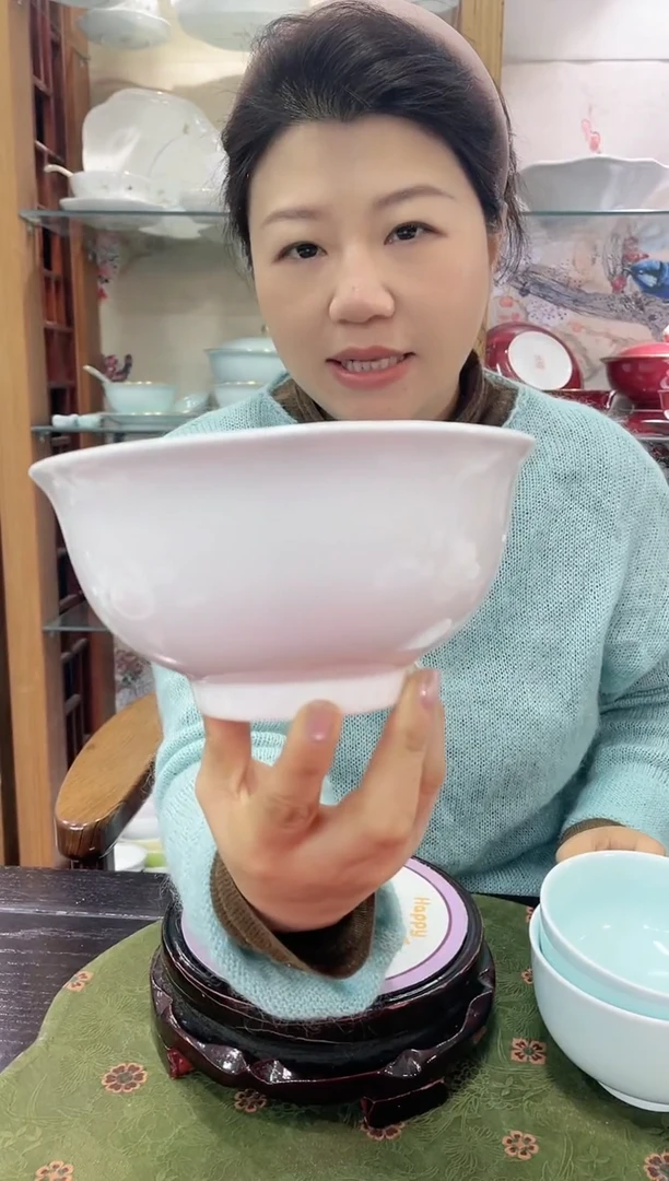 【闪购商品】千年博大甜白6.3英寸面碗一只